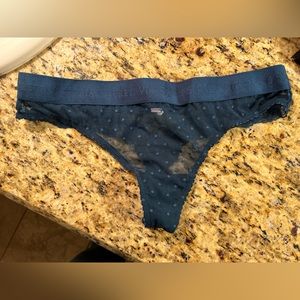 Victoria’s secret size medium teal thong.